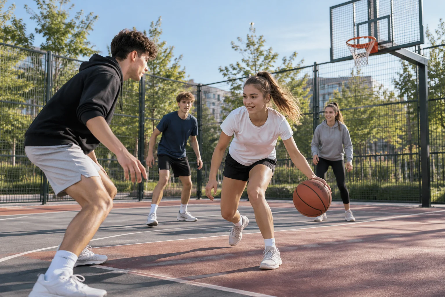 Illustration de la catégorie Basket & city stade ; ne représente pas ce lieu