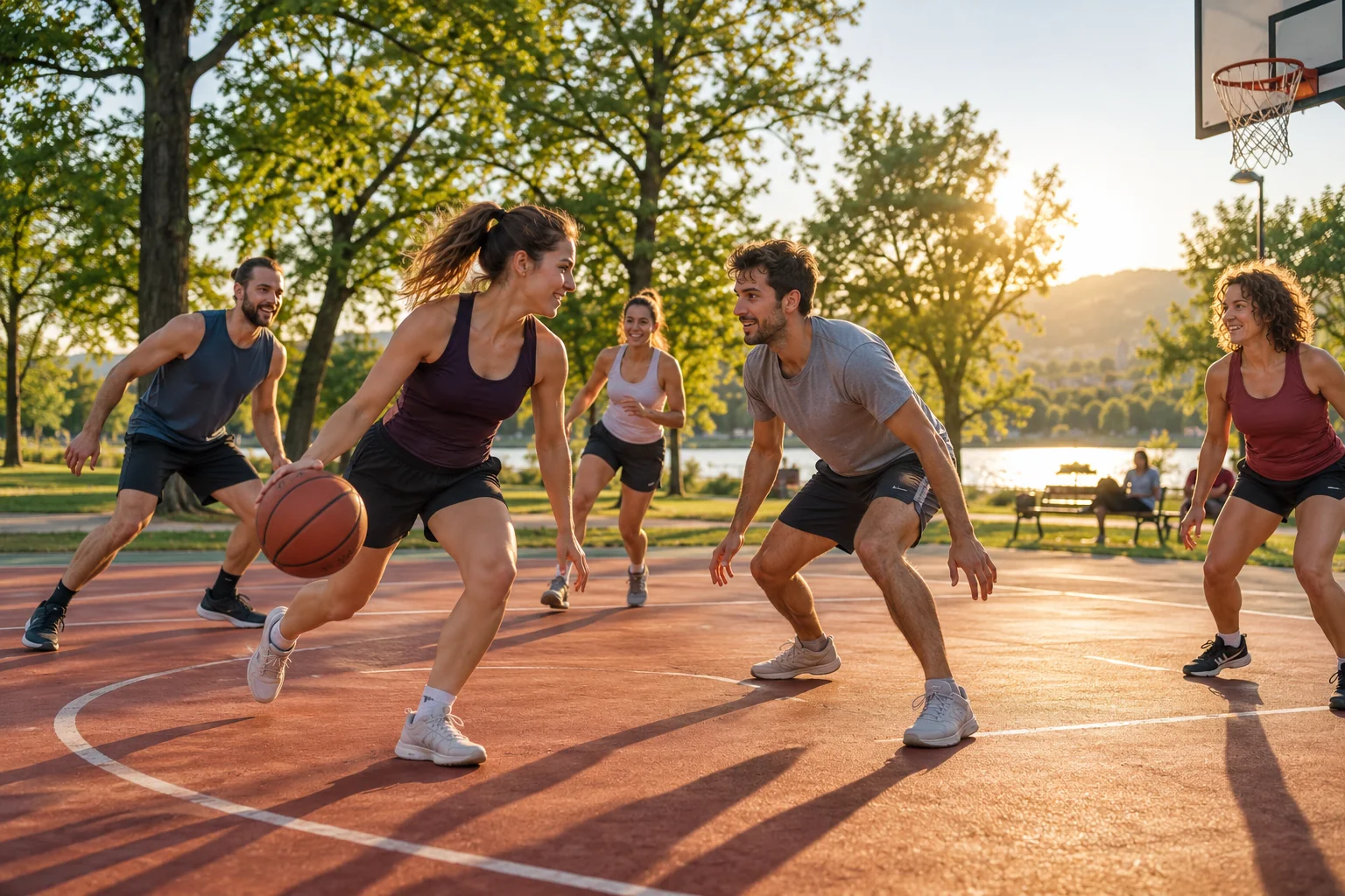 Illustration de la catégorie Basket & city stade ; ne représente pas ce lieu