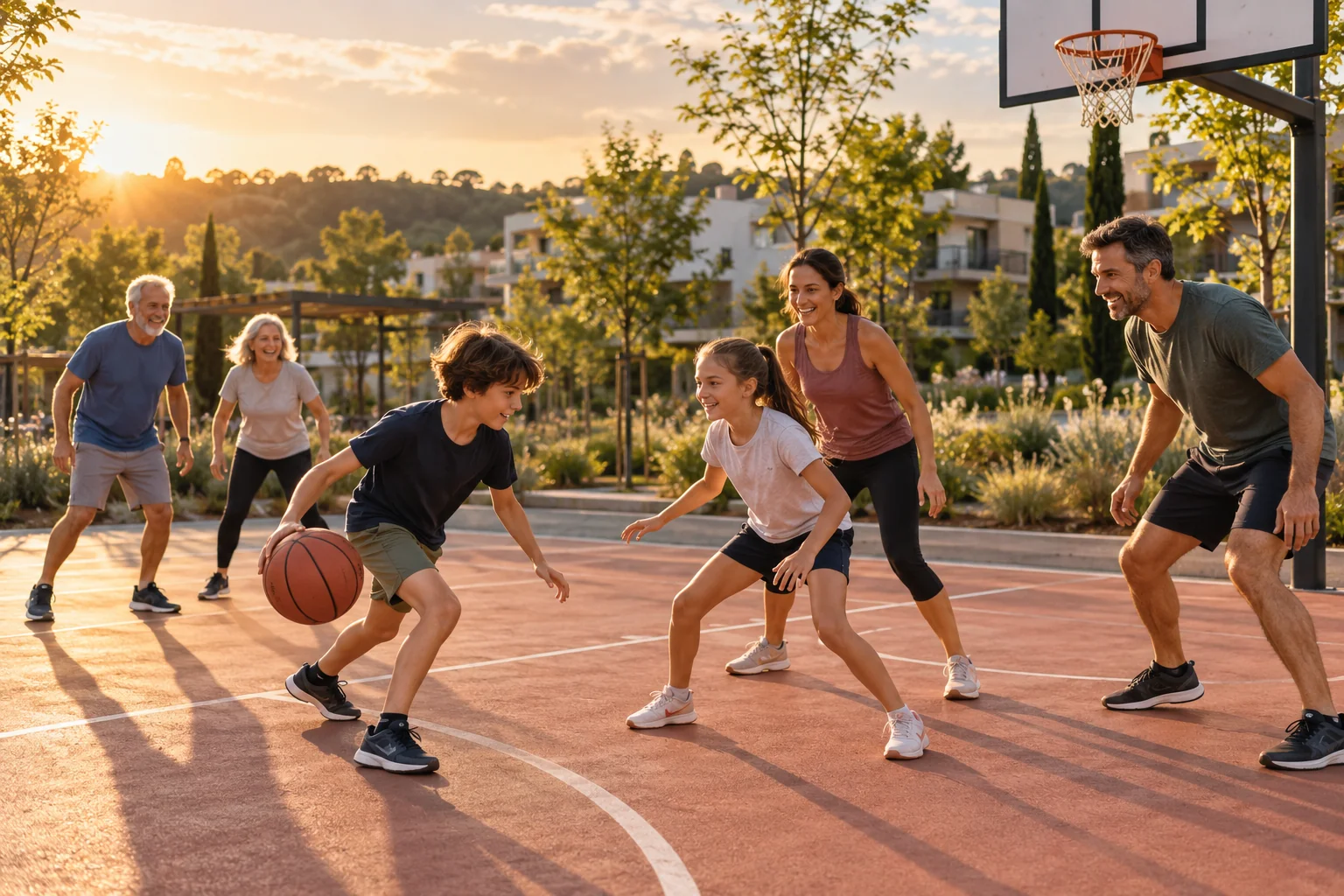 Illustration de la catégorie Basket & city stade ; ne représente pas ce lieu