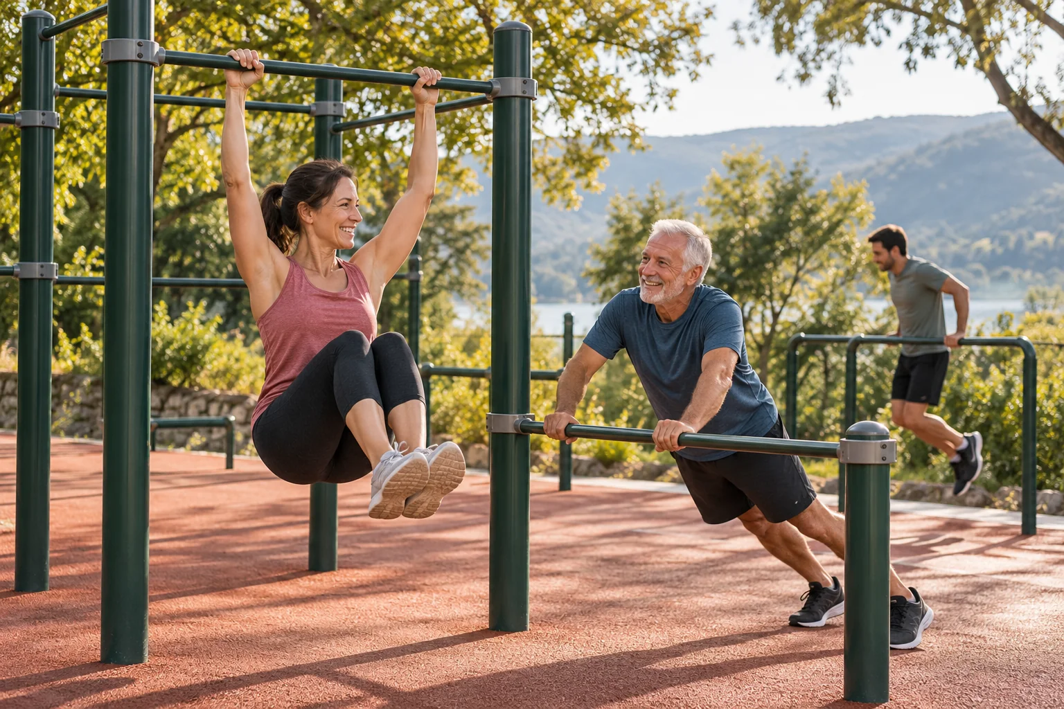 Illustration de la catégorie Fitness en plein air ; ne représente pas ce lieu