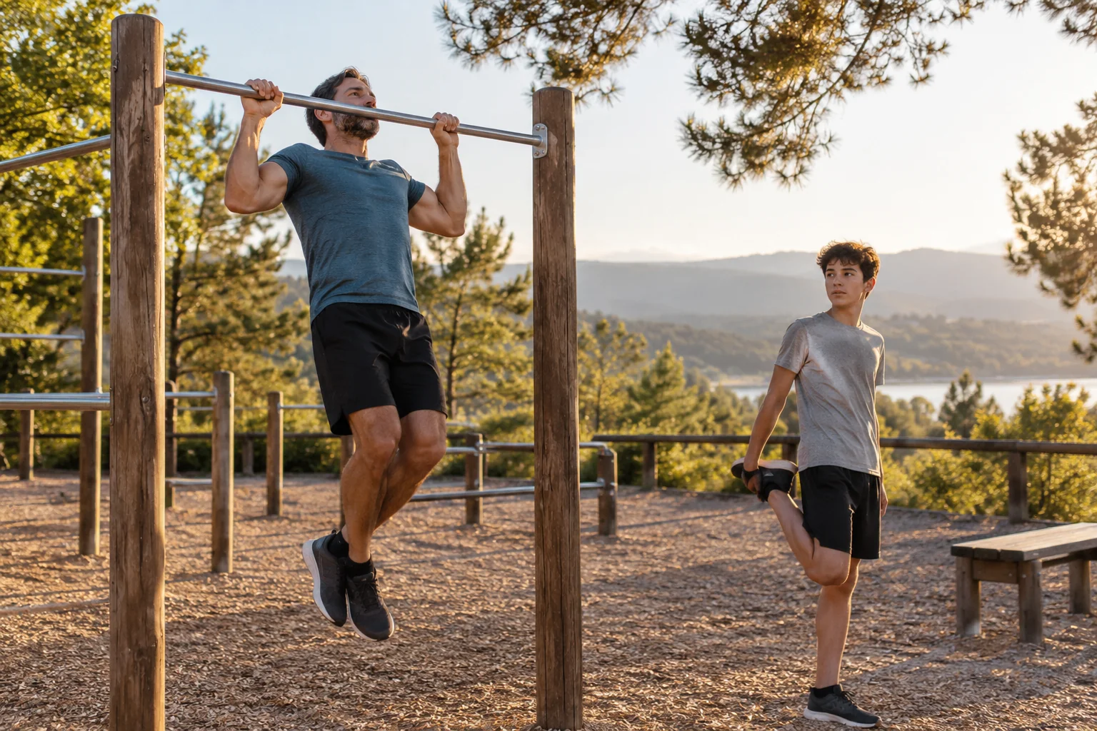 Illustration de la catégorie Fitness en plein air ; ne représente pas ce lieu